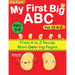 My First Big ABC Book Vol.10: Preschool Homeschool Educational Activity Workbook with Sight Words for Boys and Girls 3 - 5 Year Old: Handwriting Pract