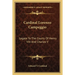Cardinal Lorenzo Campeggio: Legate To The Courts Of Henry VIII And Charles V
