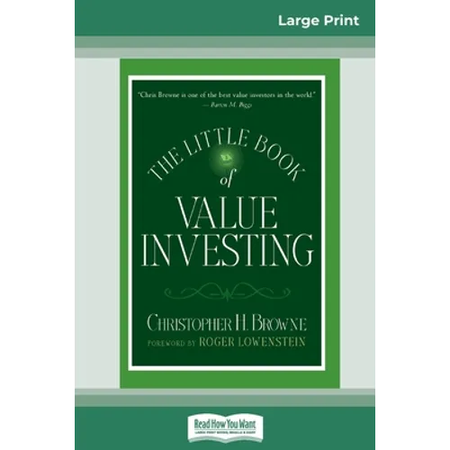 The Little Book of Value Investing: (Little Books. Big Profits) (16pt Large Print Edition)