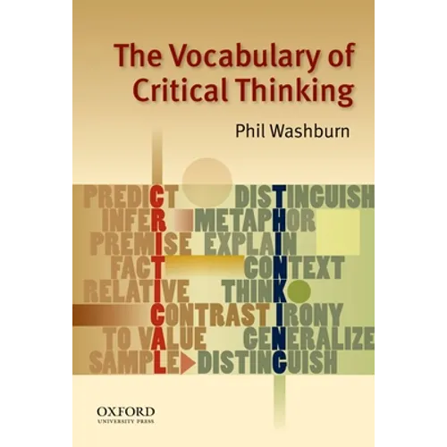 The Vocabulary of Critical Thinking