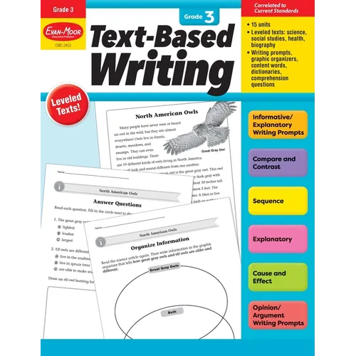 Text-Based Writing, Grade 3 Teacher Resource