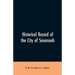 Historical record of the city of Savannah