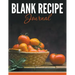 Blank Recipe Journal