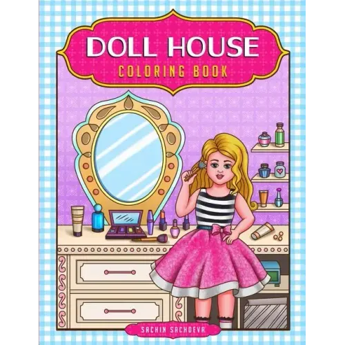 Doll House Coloring Book