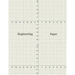 Engineering Paper: Quad Rule graph paper,8.5 x 11 (5x5 graph paper) 100 pages