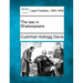 The Law in Shakespeare.