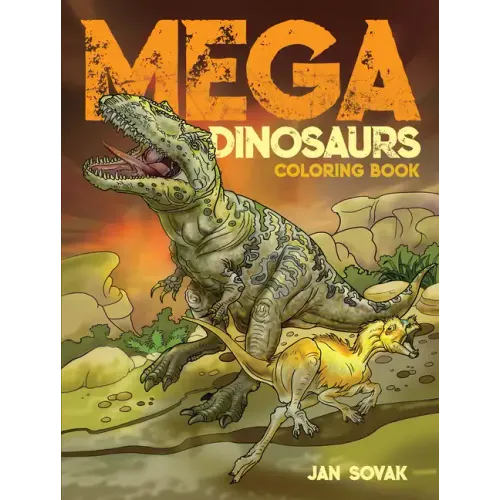 Mega Dinosaurs Coloring Book