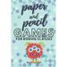 Paper and pencil games for boring classes: 2 players activity book, 7 different paper and pencil games, perfect gift for kids, teens and students!