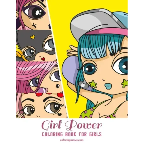 Girl Power Coloring Book for Girls