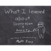 What I Learned About Depression & Anxiety