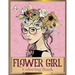 Flower Girl Coloring Book: Beautiful Floral & Girl Hairstyles Designs for Relaxation, Stress Relieving and Inspiration (Girl Coloring Book)