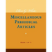 Ellen G. White Miscellaneous Periodical Articles, Book I of II