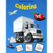 Trucks, Planes, and Cars Coloring book: Activity Book for Toddlers, Preschoolers, Boys, Girls & Kids Ages 2-4, 4-6, 6-8