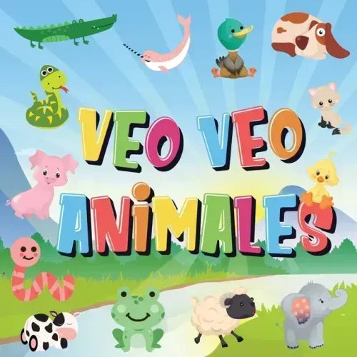 Veo Veo - Animales: ¿Puedes ver el Animal que Empieza con...? ¡Un Juego de Buscar y Encontrar muy Divertido, para Niños de 2 a 4 Años!