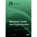 Nutrients Intake and Hypertension
