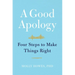 A Good Apology: Four Steps to Make Things Right