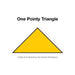 One Pointy Triangle