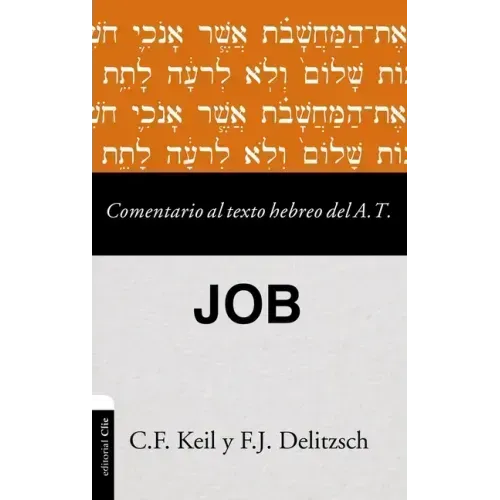 Comentario al texto hebreo del Antiguo Testamento - Job