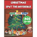 Christmas Spot The Difference Book for Kids Age 2-10: Find differences! Activity Workbook for Smart Little Children Toddlers and Teens Learning Concen
