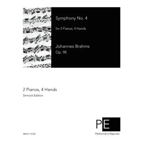 Symphony No. 4: for 2 Pianos, 4 Hands