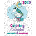2020 Coloring Calendar Unicorns & Rainbows