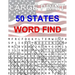 50 States Large Print Word Find: Easy to Read Themed Word Search Puzzle Book