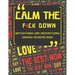 Calm The Fck Down Motivational And Inspirational Sayings Coloring Book: Happy Mothers Day Between Mom And Me Perfect Parents Gift