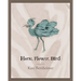 Horse, Flower, Bird