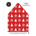 Christmas Pattern Envelope Liners Euro Flap 5x7 with Red & White Design: For Invitation Envelopes for Holidays, Birthdays, Weddings (28 Pack)