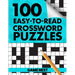 100 Easy-To-Read Crossword Puzzles: Challenge Your Brain