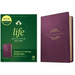 NLT Life Application Study Bible, Third Edition (Leatherlike, Purple, Red Letter)