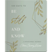 100 Days to Be Still and Know: Devotional Journal