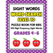 SIGHT WORDS Word Search Puzzle Book For Kids - LEVEL 10: 100 High Frequency Sight Words Reading Practice Workbook Grades 4th - 6th, Ages 9 - 11 Years
