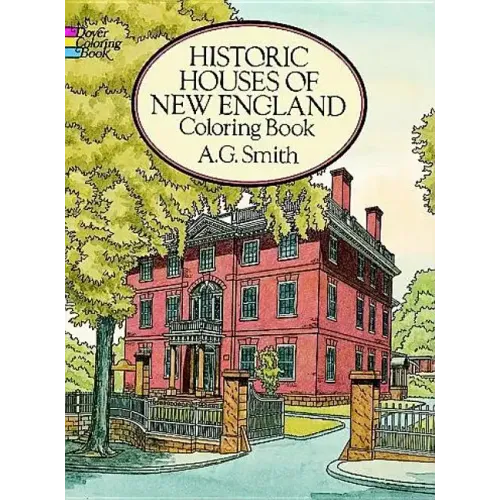 Historic Houses of New England Coloring Book