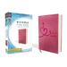 Niv, Bible for Kids, Leathersoft, Pink, Red Letter, Comfort Print: Thinline Edition