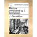 Maxims Composed by J. Gomeldon.