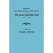 Index to Marriages in the (Baltimore) Sun, 1837-1850