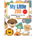 My Little Zoo: Animals Fun Coloring Book For Kids Ages 4-8