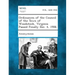 Ordinances of the Council of the Town of Woodstock, Virginia Passed Finally Dec. 4, 1906