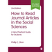 How to Read Journal Articles in the Social Sciences