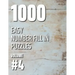 1000 Easy Number Fill In Puzzles Volume #4