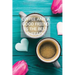Coffee And A Good Friend Is The Best Therapy: Pretty Turquoise Journal for Coffee Lovers