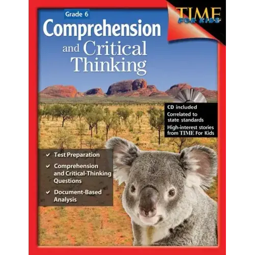 Comprehension and Critical Thinking Grade 6 [With CDROM]