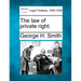 The Law of Private Right.