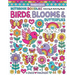 Notebook Doodles Birds, Blooms & Butterflies: Coloring & Activity Book