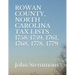Rowan County, North Carolina Tax Lists 1758/1759, 1761, 1768, 1778, 1779