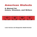 American Dialects: A Manual for Actors, Directors, and Writers
