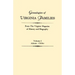 Genealogies of Virginia Families from the Virginia Magazine of History and Biography. in Five Volumes. Volume I: Adams - Chiles