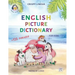 English Picture Dictionary for kids: A board game, colors, numbers, shapes, ABC, first words and phrases