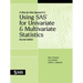 A Step-By-Step Approach to Using SAS for Univariate and Multivariate Statistics, Second Edition